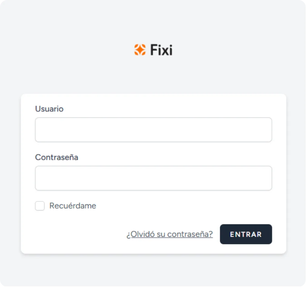 Acceso a datos operativos en Fixi